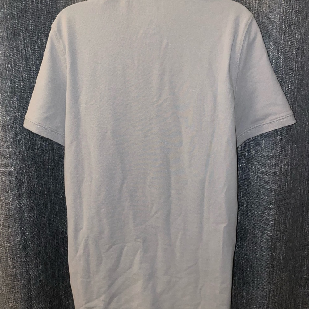 St. John's Bay Coastal Gray Polo Shirt - Picture 3 of 5